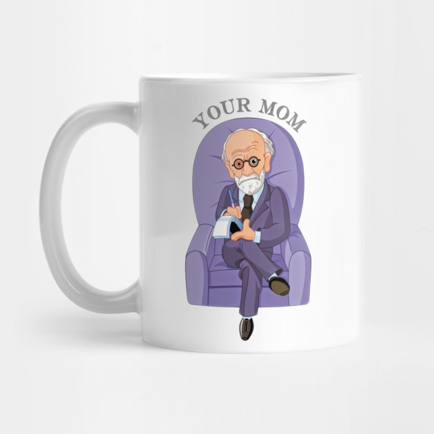 Sigmund Freud Psychology gift. Perfect present for mom mother dad father friend him or her by SerenityByAlex